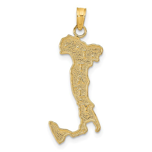 14K/10K Yellow Gold Italy Boot Italian Pendant