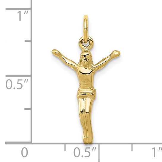 10K/14K Yellow/White Gold Jesus Pendant