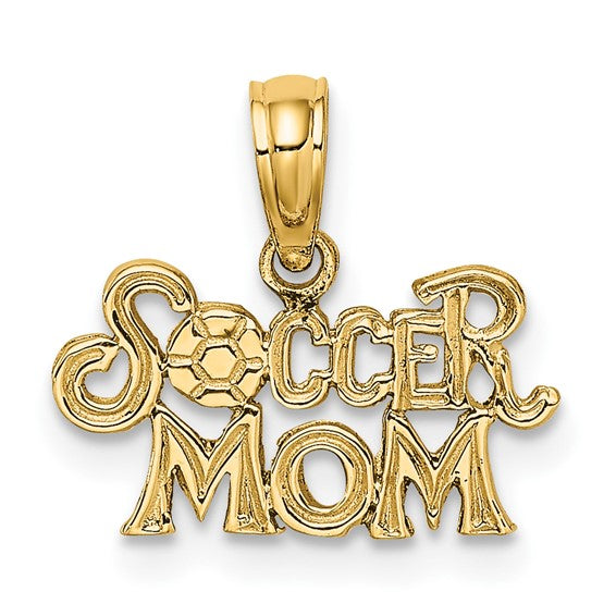 10K/14K Soccer Mom Gold Pendant