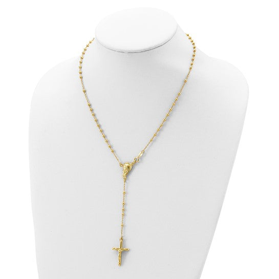 14K Gold Filled Sterling Silver Rosary Beads