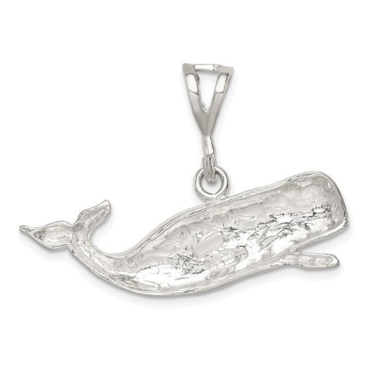 Sterling Silver Whale Pendant