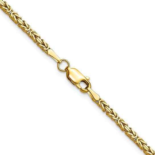 14K Byzantine Chain Yellow Gold/White Gold