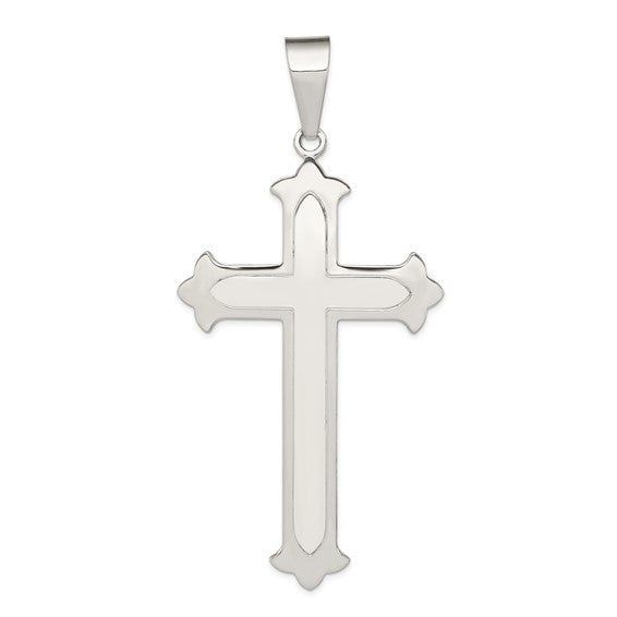 XL Sterling Silver Cross Pendant