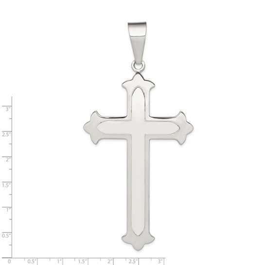 XL Sterling Silver Cross Pendant