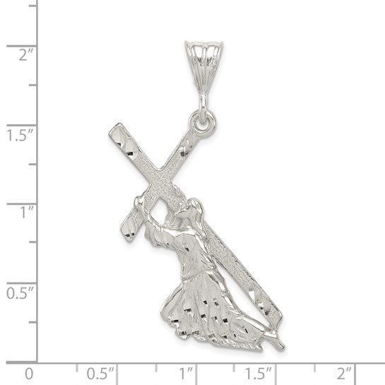 St. Andrew Cross Sterling Silver Pendant