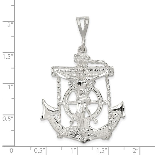 Sterling Silver Anchor Cross