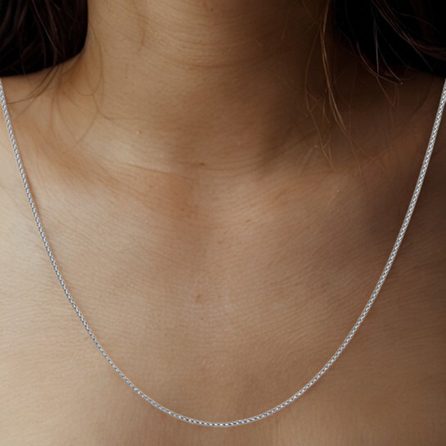 14K Franco Chain White Gold