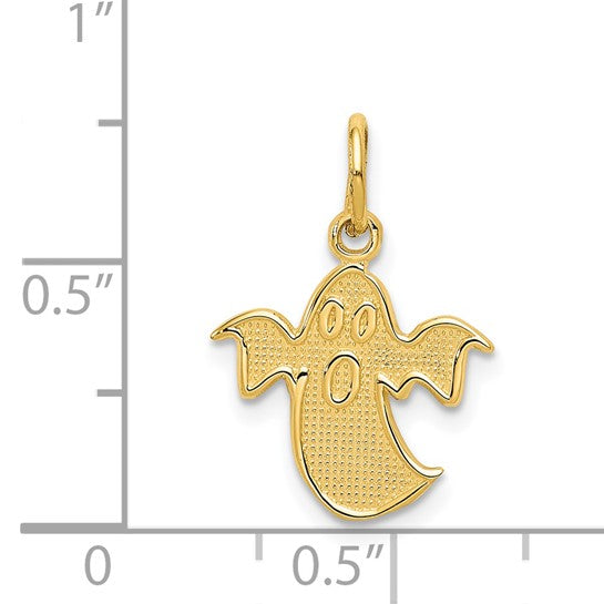 Ghost Pendant 14K Gold