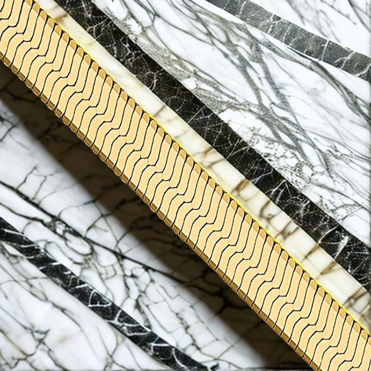 14K Herringbone Chain Yellow Gold