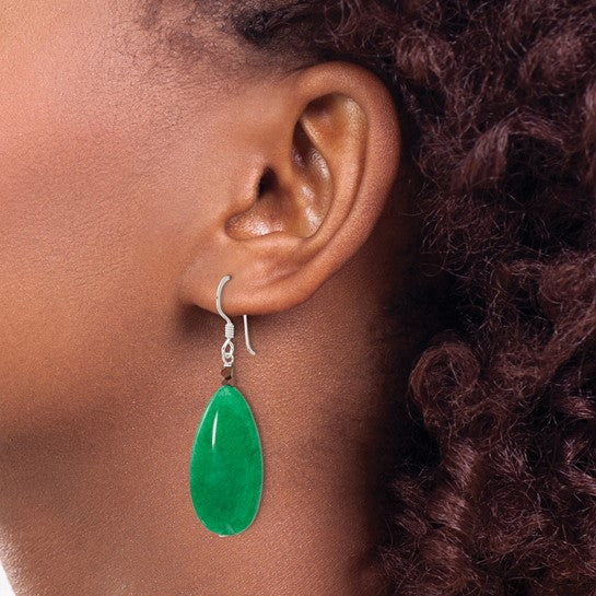 Natural Hematite & Green Jade