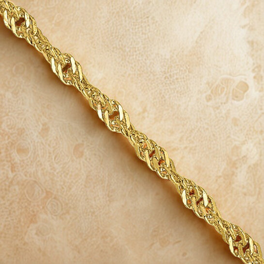 14K Singapore Gold Chain
