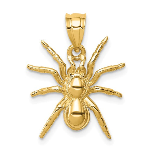 Spider Pendant 14K Gold