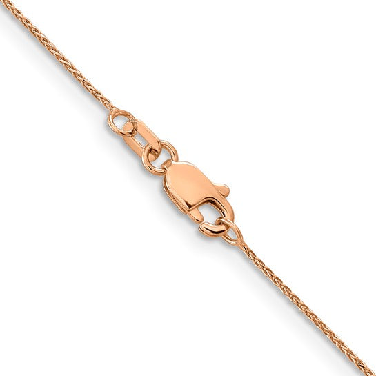 14K Rose Gold Spiga Chain
