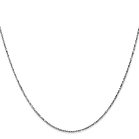 14K White Gold Spiga Chain
