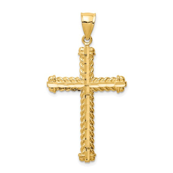 Latin Cross Pendant 14K Gold