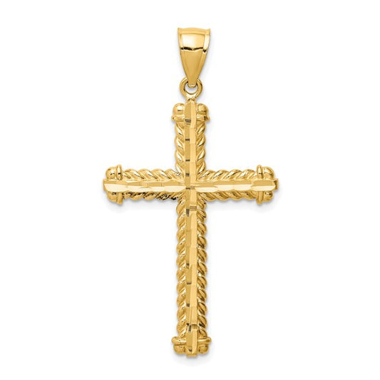 Latin Cross Pendant 14K Gold