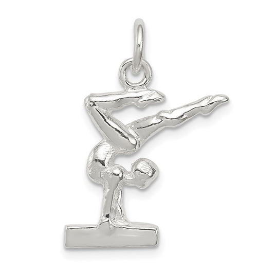 Sterling Silver Gymnastics 3D Charm