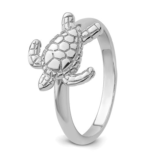 Sterling Silver Sea Turtle Ring