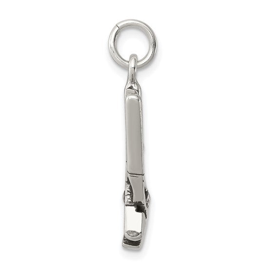 Sterling Silver Antiqued Pliers Pendant