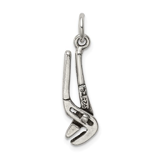 Sterling Silver Antiqued Pliers Pendant