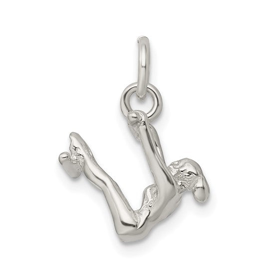 Sterling Silver Gymnastics Pendant
