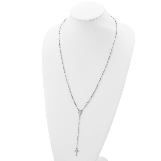 Sterling Silver 27" Rosary Beads