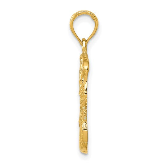 10K/14K White/Yellow Gold Basketball Hoop
