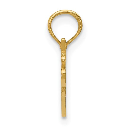 10K Yellow Gold Cessna Pilot Pendant
