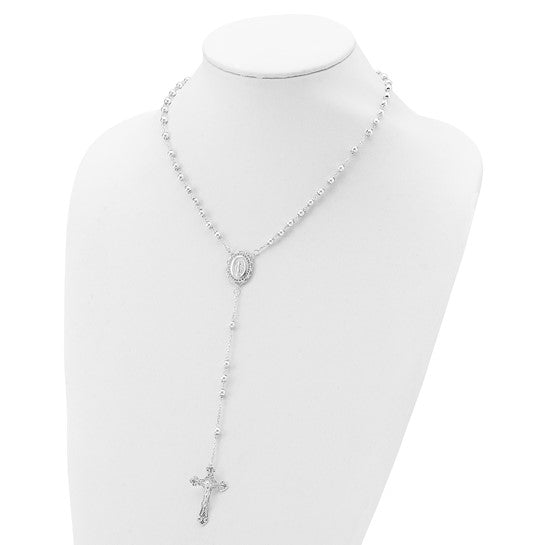Sterling Silver 18: Short Rosary Beads