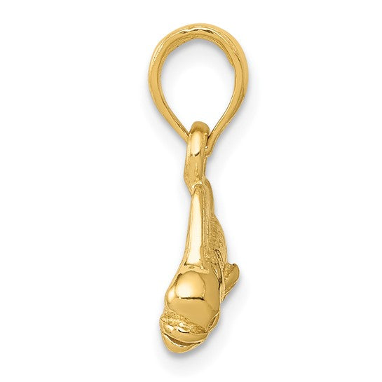 10K Yellow Gold Mahi Mahi Pendant