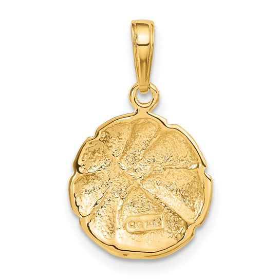 10K/14K Yellow Gold Basketball Pendant