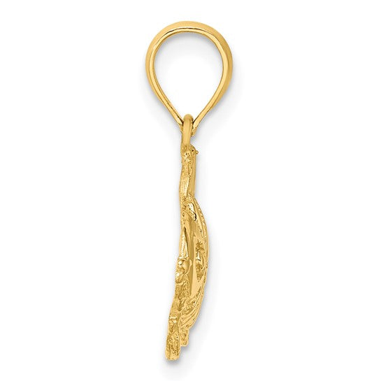 10K Yellow Gold Goldfish Pendant