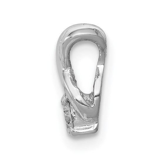 14K Yellow/White Gold 2.9mm Diamond Chain Slide