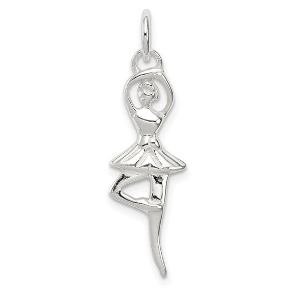Sterling Silver Ballerina Pendant