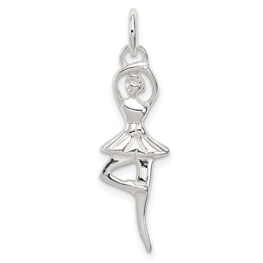 Sterling Silver Ballerina Pendant