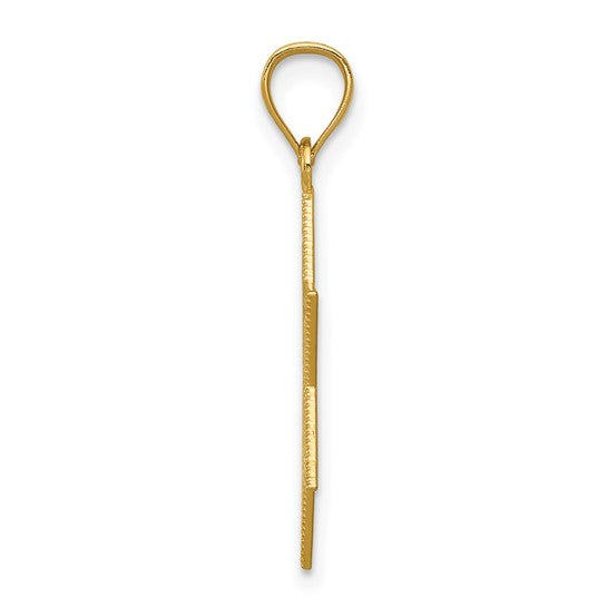 14K Gold Star Of David Pendant