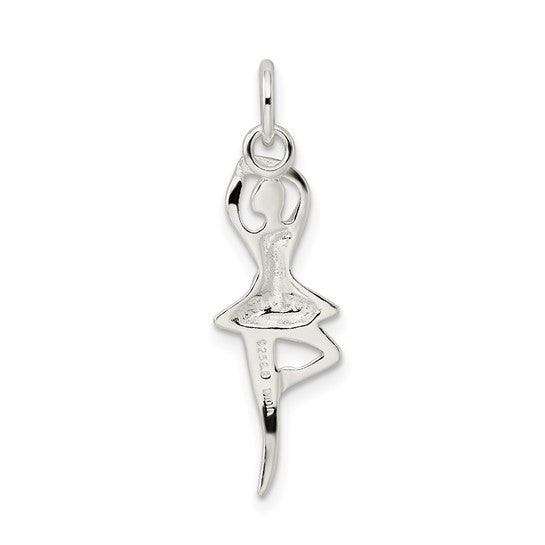 Sterling Silver Ballerina Pendant