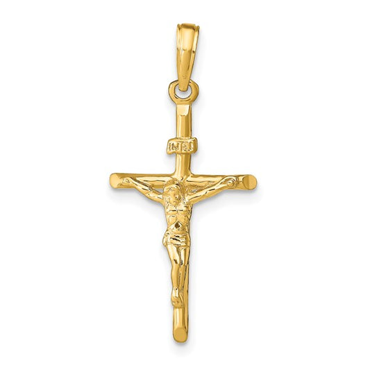INRI 10k/14k Gold Small Cross Pendant