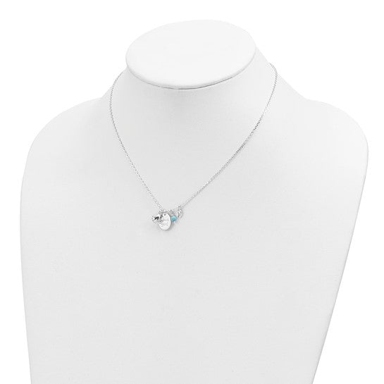 Sterling Silver Beach Girl Necklace & Pendant