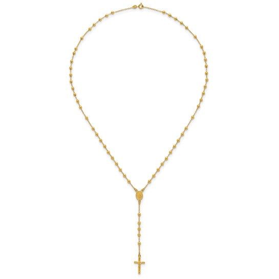 Sterling Silver 14K Gold Plated Rosary Beads