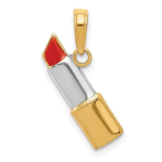 10K Lipsticks Cosmetics Pendant