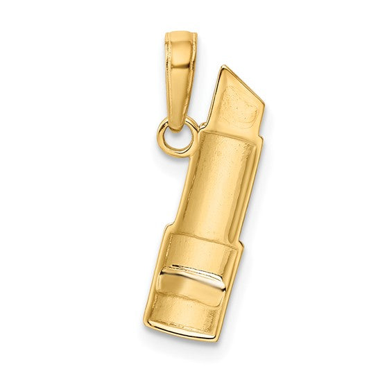 10K Lipsticks Cosmetics Pendant