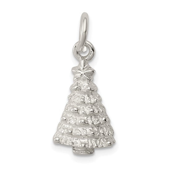 Sterling Silver Christmas Tree Pendant