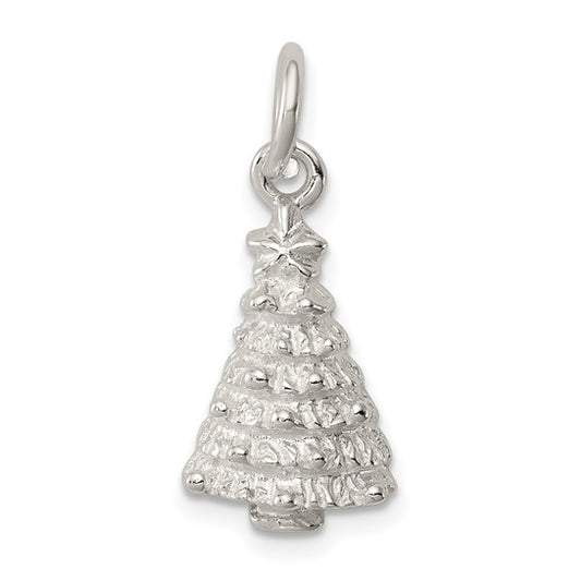 Sterling Silver Christmas Tree Pendant