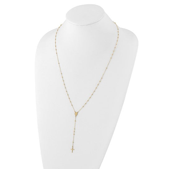 14K Yellow Gold 24" Rosary Beads