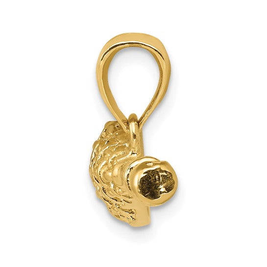 10K Yellow Gold Lacrosse Stick Pendant