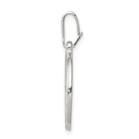 Sterling Silver RN Metal Pendant