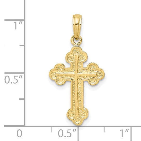 Small Cross Pendant 10K Gold