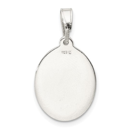 Sterling Silver RN Metal Pendant