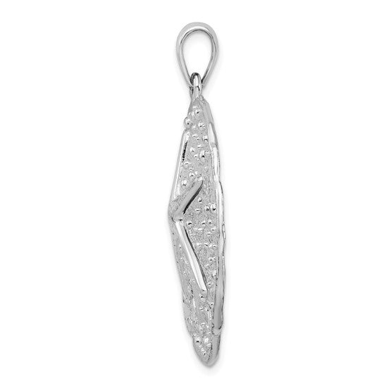 Sterling Silver Large Sand Dollar Pendant